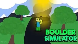 Playing boulder simulator!