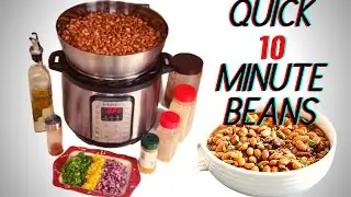 Instant Pot Seasoned Beans in 10 Minutes