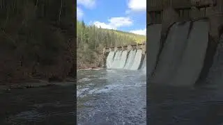 Старейшее гидротехническое сооружение России — Пороги. Южный Урал #mountains #waterfall #nature