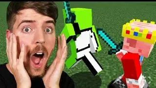 $100,000 Dream VS Technoblade Duel! #mrbeast #dream #technoblade #minecraft