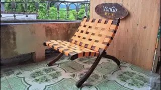 DIY Folding Chair with Seatbelt: Step-by-Step Guide | easy chair wooden furniture