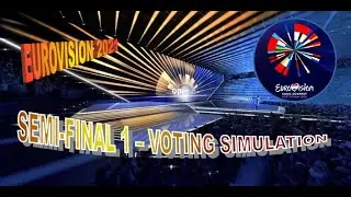 EUROVISION 2021 - SEMI-FINAL 1 -  VOTING SIMULATION 🆕