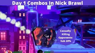 Day One Combos In Nickelodeon All Star Brawl