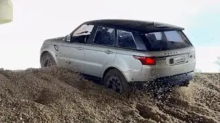 1/10 Scale | LAND ROVER | RANGE ROVER SPORT Off-road Driving | MST-CFX chassis | 4X4 RC Car