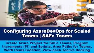 Configuring AzureDevOps for Scaled Teams Lesson 18| Azure for SAFe Teams | How to use Azure in a PI