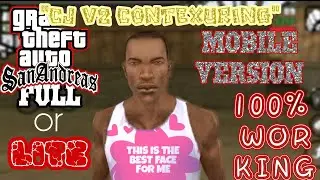 [̶C̶L̶E̶O̶] CJ V2 CONTEXTURING MOBILE VERSION || HD CJ MOD GTA SA ANDROID || cybergamer0123