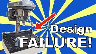 Drill Press Table Design Failure | Woodworking
