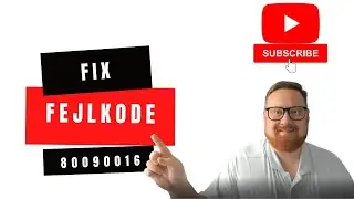 Fix Office 365 outlook fejlkode 80090016