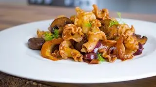 Mushroom and Fennel Pasta | Vegan |