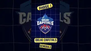 Delhi Capitals Schedule | IPL 2024 | Phase 1 | #cricket #cricketshorts #ipl2024 #shorts