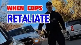 Monty Goodwin and Joaquin Montoya pull over a man for recording their traffic stop