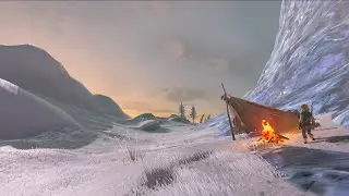 relaxing breath of the wild music + fireplace ambience