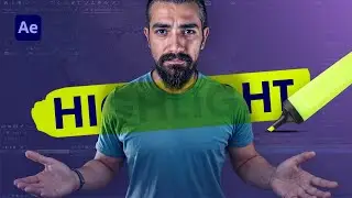 HIGHLIGHTING TEXT EFFECT in After Effects Easily! Step by Step Guide