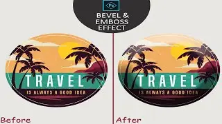 learn how to use bevel and emboss in photoshop