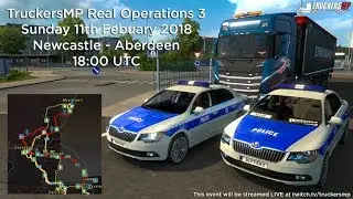TruckersMP Real Operation V3 Event - Euro Truck Simulator 2 - Domingo 12, 2018