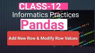 Add New Row & Modify Row