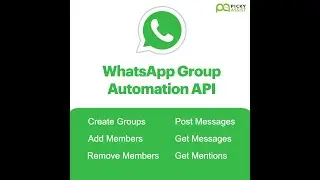 WhatsApp Group API & Automation