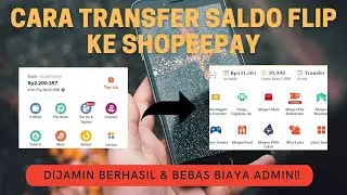 CARA TERBARU TRANSFER SALDO FLIP KE SHOPEEPAY, BEBAS BIAYA ADMIN‼️