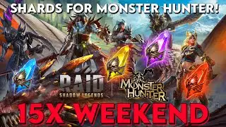 Opening Shards for 15x Monster Hunter! Let's Hunt Begin! | Raid: Shadow Legends