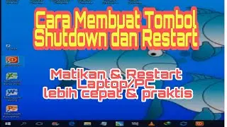 Cara Membuat Tombol Shortcut Shutdown dan Restart