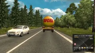 ETS 2 Карта Белоруссии России Украины Борисов-Березино применена видео регистрация