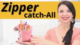 Free and Easy Sewing Tutorial: Zipper Catch-All for Beginners!