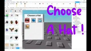 How to make an Accessory/ Hat Choosing System In Roblox Studio !