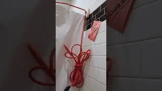How to fix a shower curtain rod #shorts