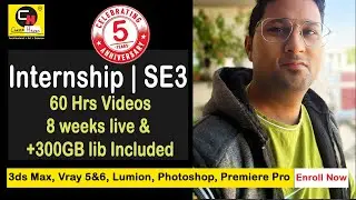 Internship | SE3 | 3ds Max live | Vray live | Lumion live | Walkthrough | interior | Exterior