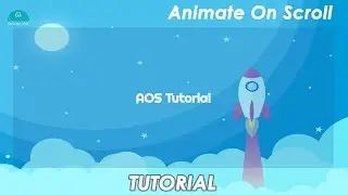 AOS || How to create Animation On Scroll in website