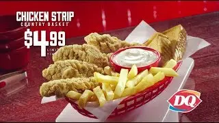 Texas Dairy Queen - $4.99 Chicken Strip Country Basket - English