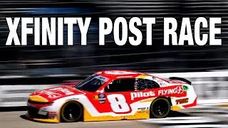 DOVER XFINITY POST RACE - Racing the Rain and Fire, Maybe Race of the Year??!