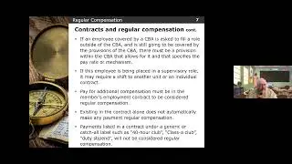 Employer Training - Regular Compensation, What Pay is Retirement Eligible