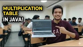 Multiplication Table in Java | For Loop Tutorial | Print Table Program