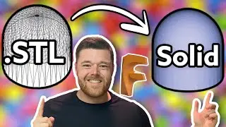 How to convert STL Mesh to a Solid Body in Fusion 360 (2022)