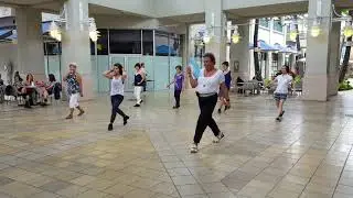 Blue Ain’t Your Color - Line Dancing @ The Aloha Tower Marketplace, Honolulu, Hawaii