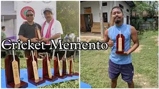 Making Cricket Memento with wood || Bolni Memento ko taria