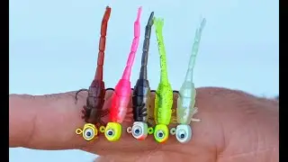NEW Rigged Tungsten Flat-Fry (Panfish Jigs)