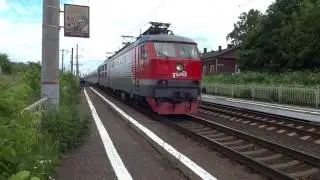 [RZD] ЧС200-009 с поездом №748А Москва → Санкт-Петербург  «Невский Экспресс»