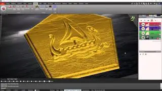 Clayoo 2 - Emboss Viking Medal (RhinoGold 6 Interface)