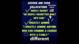 Adverb + verb collocations ✏️ 