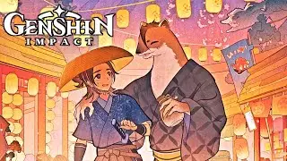 【Genshin Impact】Youkai and Human Animation Cutscene [JP Dub - ENG Sub]
