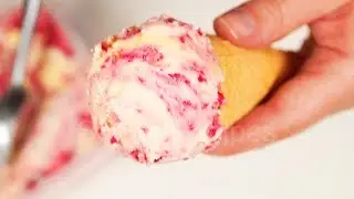 Малиновое мороженое. Мороженица против венчика | Raspberry swirl ice cream