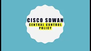 Cisco SDWAN on EVE-NG : Centralized Control Policy (part 1)