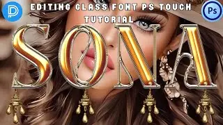 New style glass font editing glass font editing  unique design glass font editing fardeen Designer
