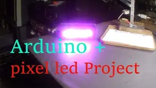 How to control pixel led by arduino pro mini
