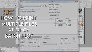 How To Plot Multiple Drawings At Once With Batch Plot - Cadutator!