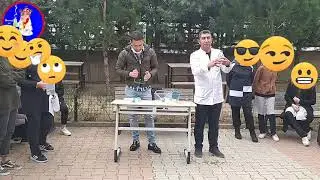Okul Bahçesinde Şişe ile Çok İlginç Basınç Deneyi