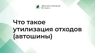 Что такое утилизация отходов на примере переработки отходов автошин
