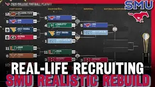 SMU Realistic Rebuild: From Death Penalty to National Title Contender | College Football 25